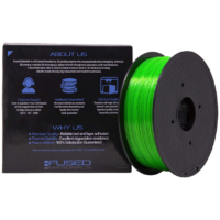 Transparent Green PLA Filament - 1.75 mm (1KG)