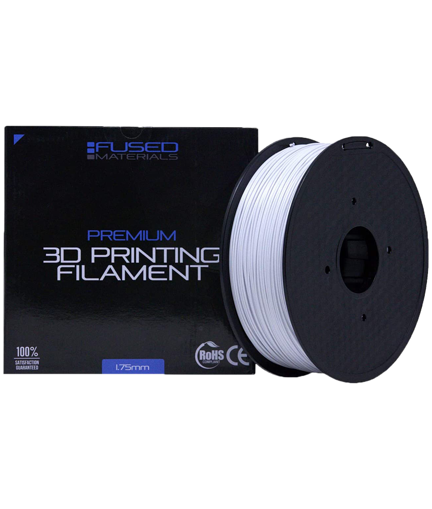 Fused Materials White ASA 3D Printer Filament – 1kg Spool, 1.75mm,  Dimensional Accuracy +/- 0.03 mm, (White) –
