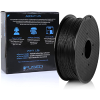 Fused Materials Fireproof Black ABS 3D Printer Filament – 1kg Spool,  1.75mm, Dimensional Accuracy +/- 0.03 mm, (Black) –
