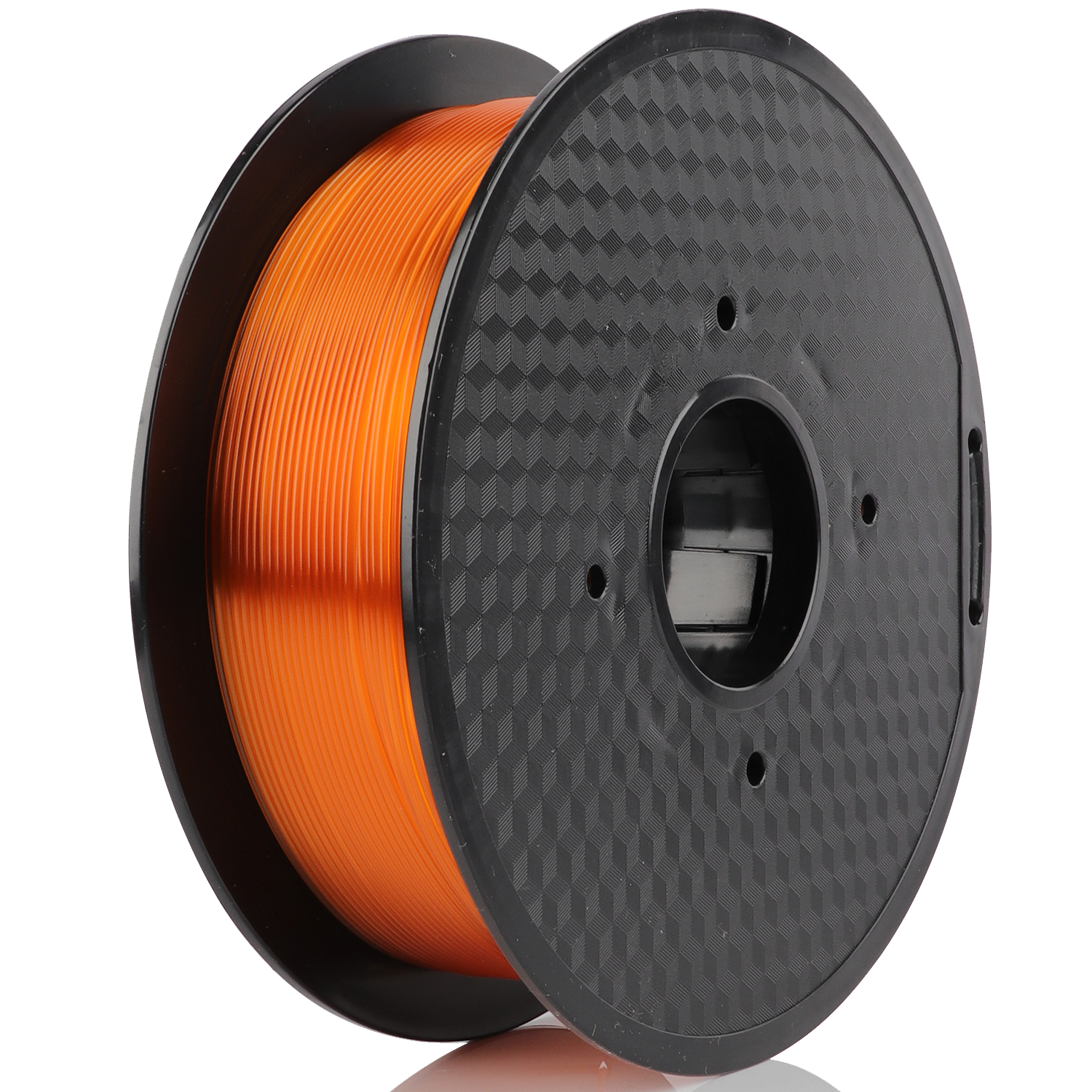 Fused Materials Transparent Orange PETG 3D Printer Filament - 1kg Spool,  1.75mm, Dimensional Accuracy +/- 0.03 mm, (Trans Orange)
